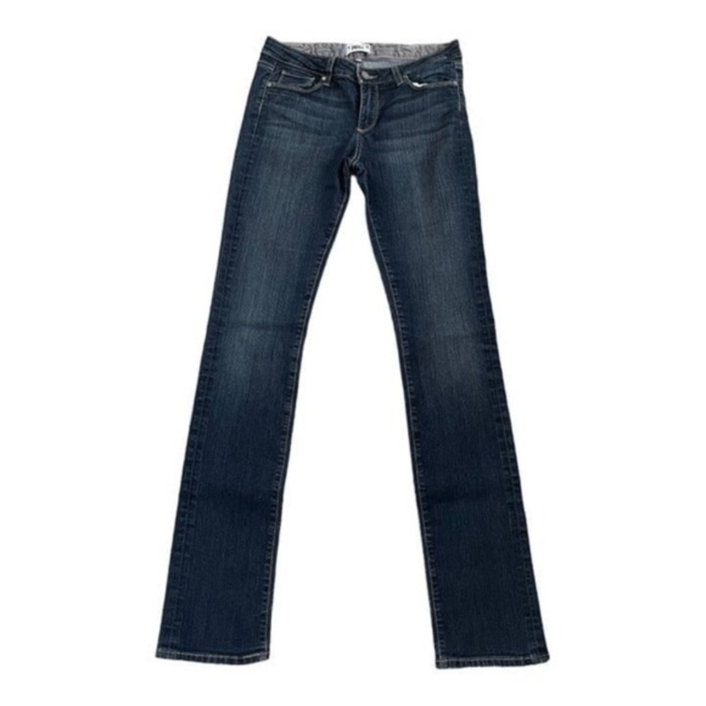 PAIGE Skyline Straight Dark Wash Blue Jeans Womens Sz 29 31W VG - Picture 3 of 6